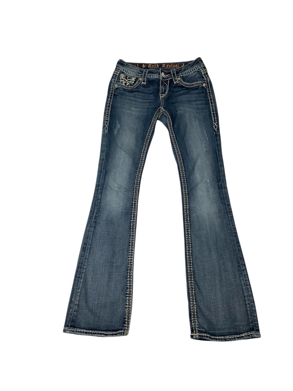 Rock Revival Polly Boot Cut Jean Sz 25 Medium Wash
